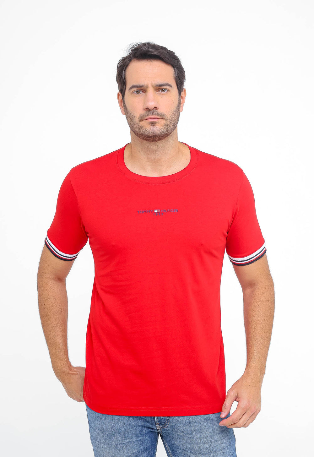 Camiseta Tommy Hilfiger 1985 Friso Manga - LIVE - Henri Store