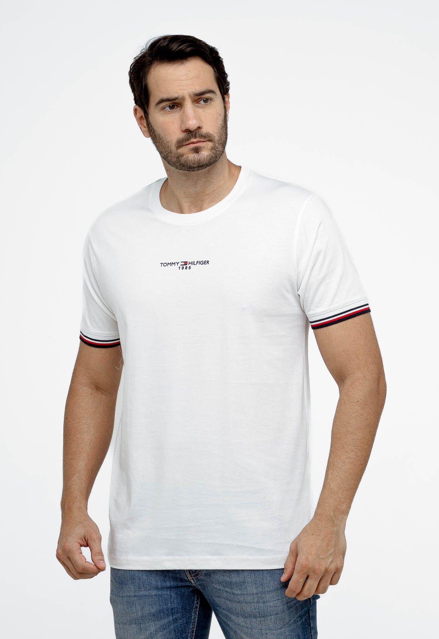 Camiseta Tommy Hilfiger 1985 Friso Manga - LIVE - Henri Store