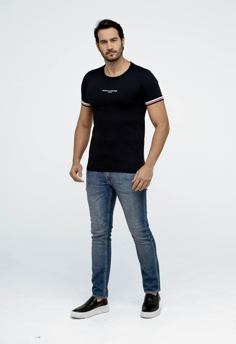 Camiseta Tommy Hilfiger 1985 Friso Manga - LIVE - Henri Store
