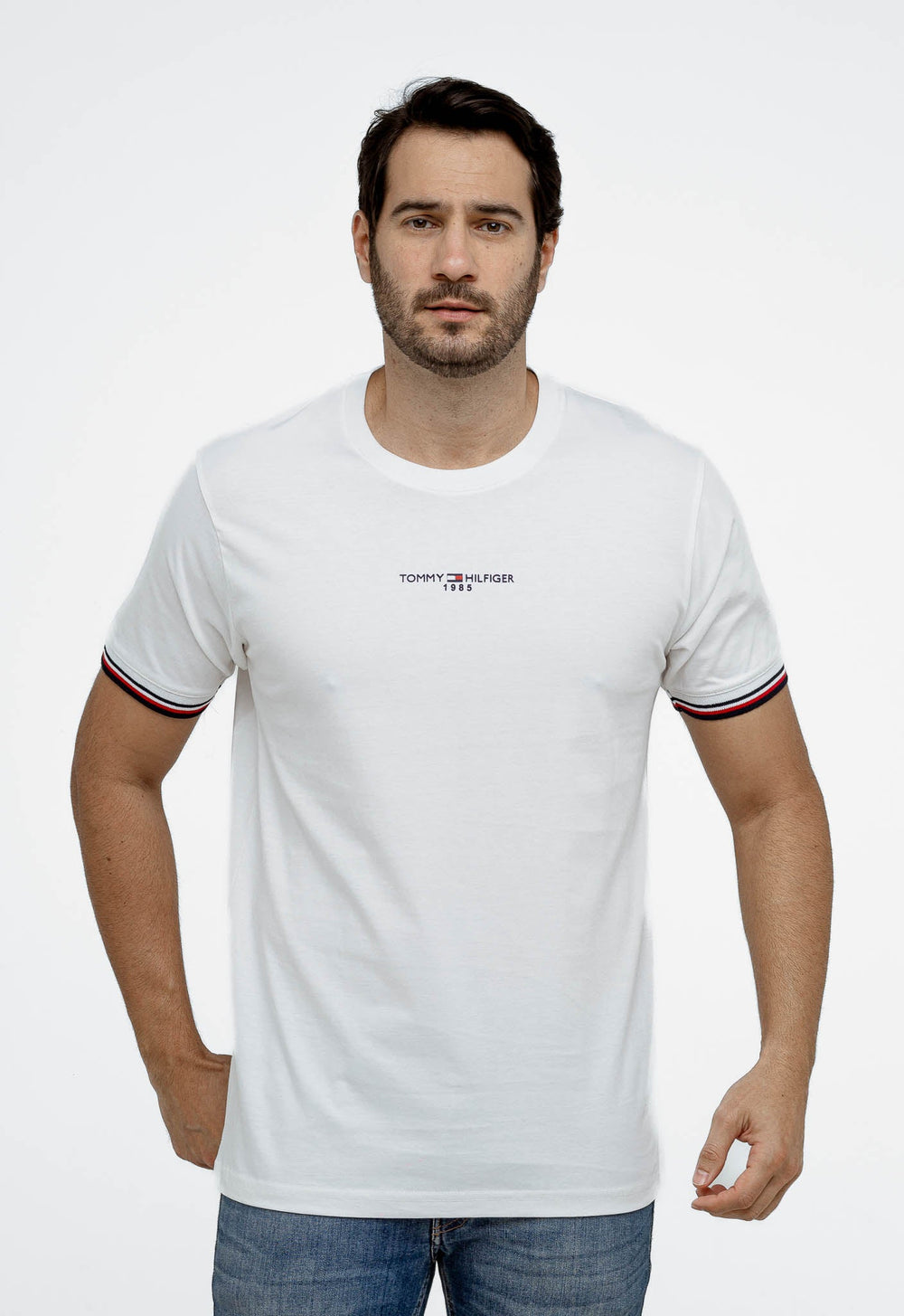 Camiseta Tommy Hilfiger 1985 Friso Manga - LIVE - Henri Store