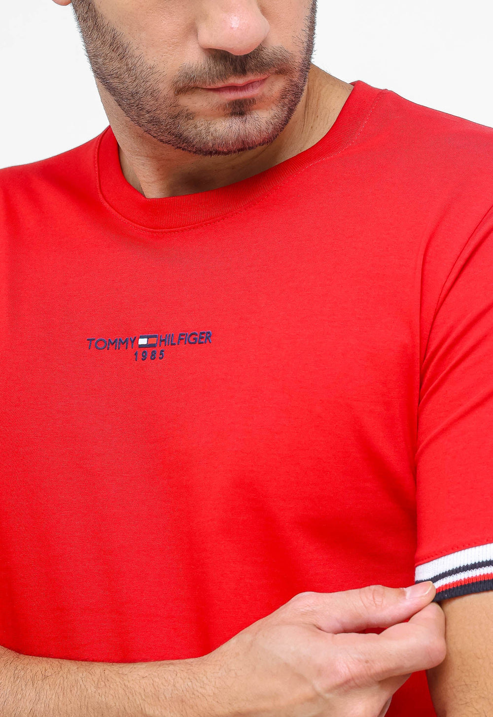 Camiseta Tommy Hilfiger 1985 Friso Manga - LIVE - Henri Store