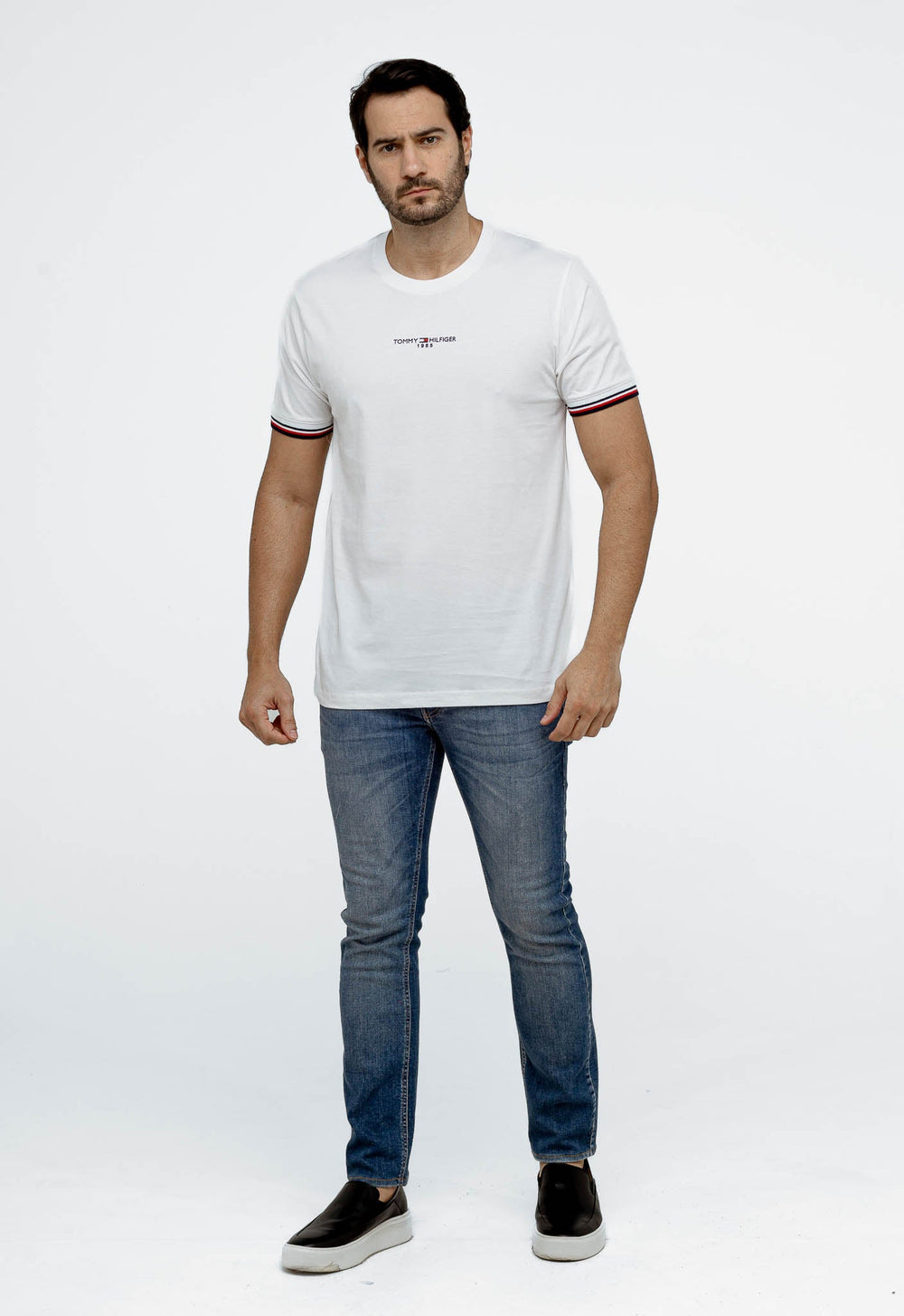 Camiseta Tommy Hilfiger 1985 Friso Manga - LIVE - Henri Store