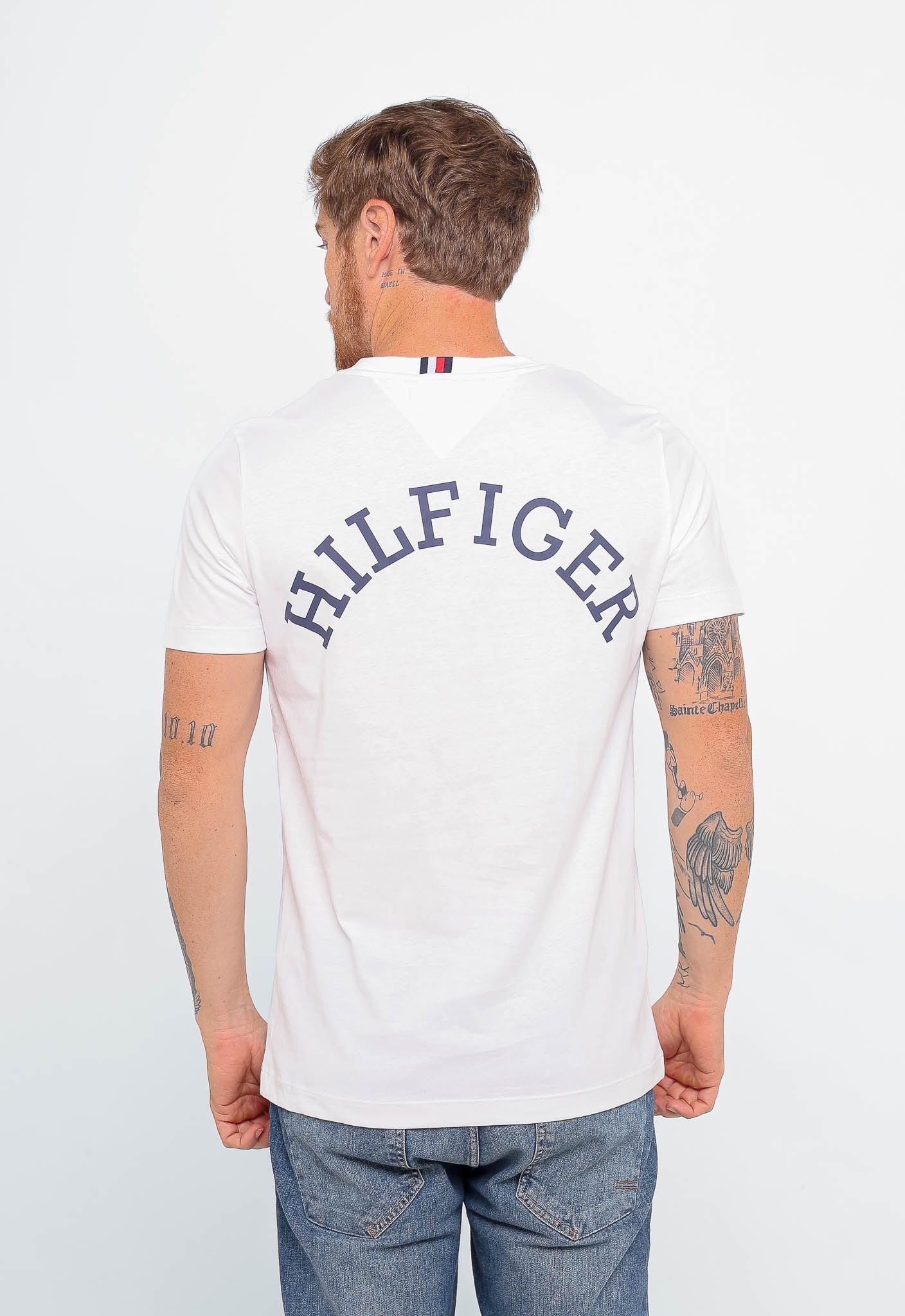 Camiseta Tommy Hilfiger Back Logo Tee - Henri Store