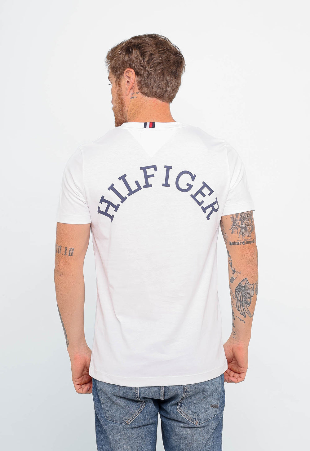 Camiseta Tommy Hilfiger Back Logo Tee - Henri Store