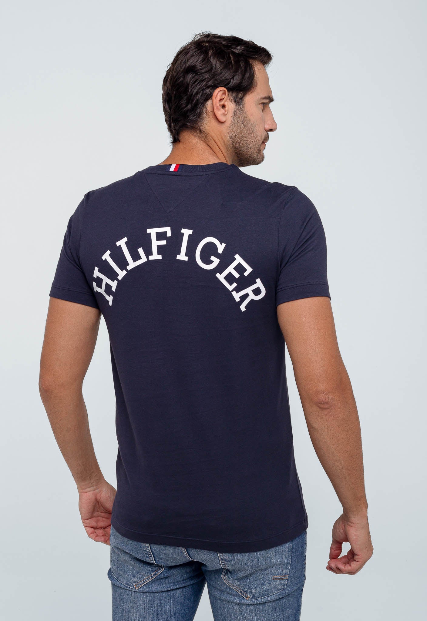 Camiseta Tommy Hilfiger Back Logo Tee - Henri Store