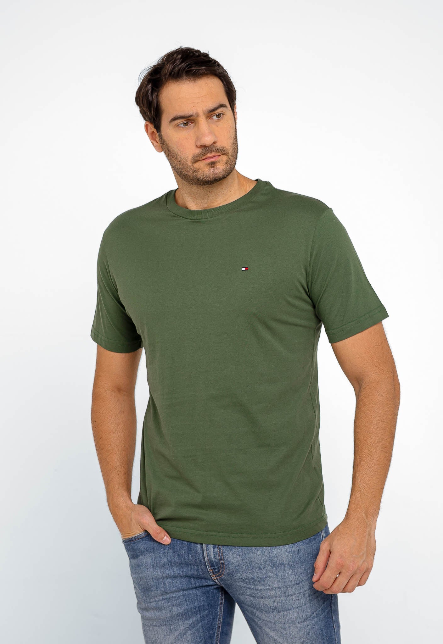 Camiseta Tommy Hilfiger Básica Essential - Sale - LIVE - Henri Store