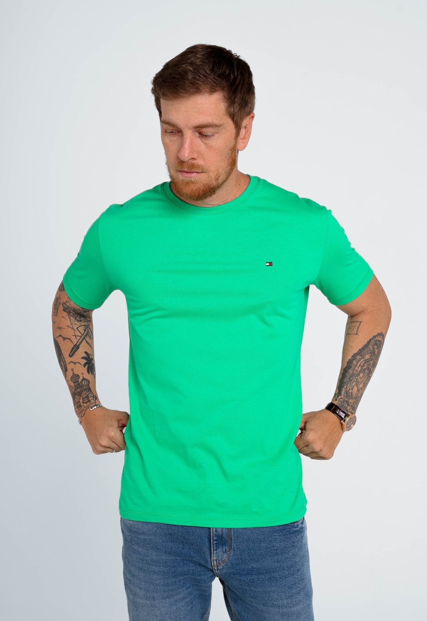 Camiseta Tommy Hilfiger Básica Essential - Sale - LIVE - Henri Store