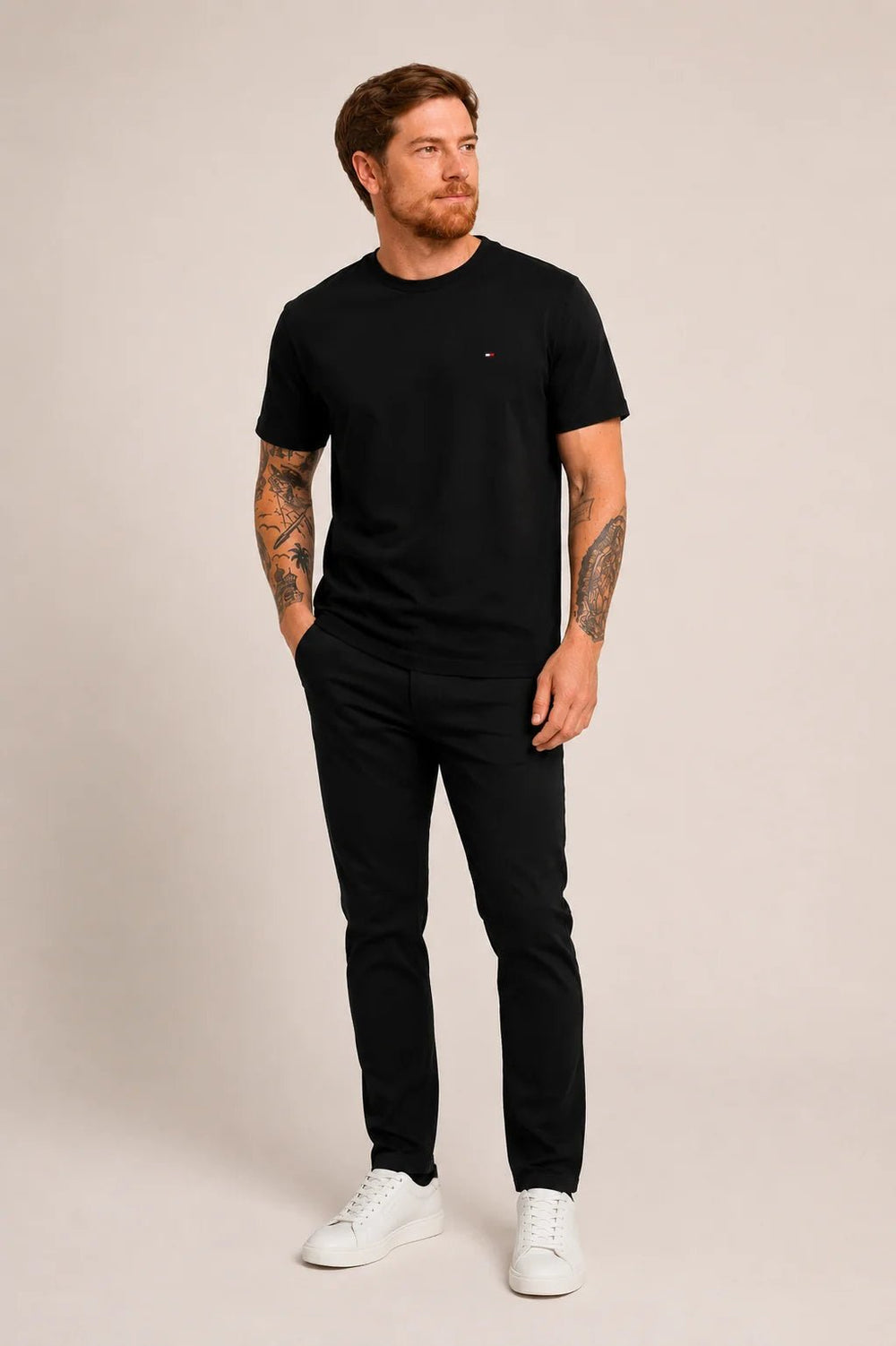 Camiseta Tommy Hilfiger Básica Essential - Sale - LIVE - Henri Store