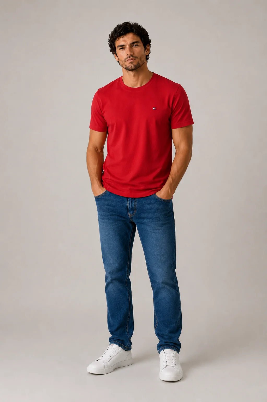 Camiseta Tommy Hilfiger Básica Essential - Sale - LIVE - Henri Store