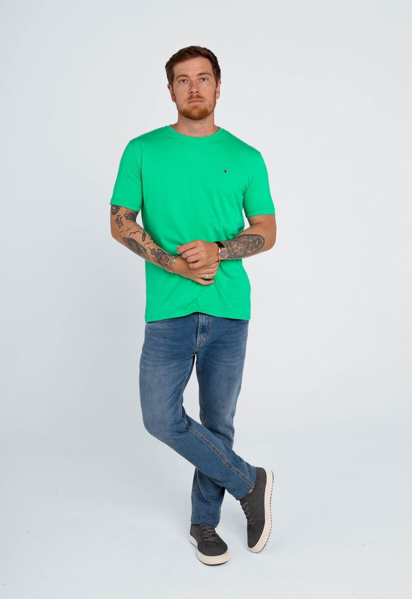 Camiseta Tommy Hilfiger Básica Essential - Sale - LIVE - Henri Store