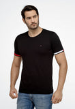 Camiseta Tommy Hilfiger Básica Friso Manga - Henri Store