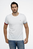 Camiseta Tommy Hilfiger Básica Friso Manga - Henri Store
