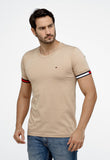 Camiseta Tommy Hilfiger Básica Friso Manga - Henri Store
