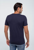 Camiseta Tommy Hilfiger Básica Logo Linear - Henri Store