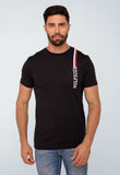 Camiseta Tommy Hilfiger Básica Logo Linear - Henri Store