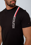 Camiseta Tommy Hilfiger Básica Logo Linear - Henri Store
