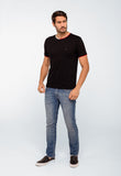 Camiseta Tommy Hilfiger Básica Logo Punho - Henri Store
