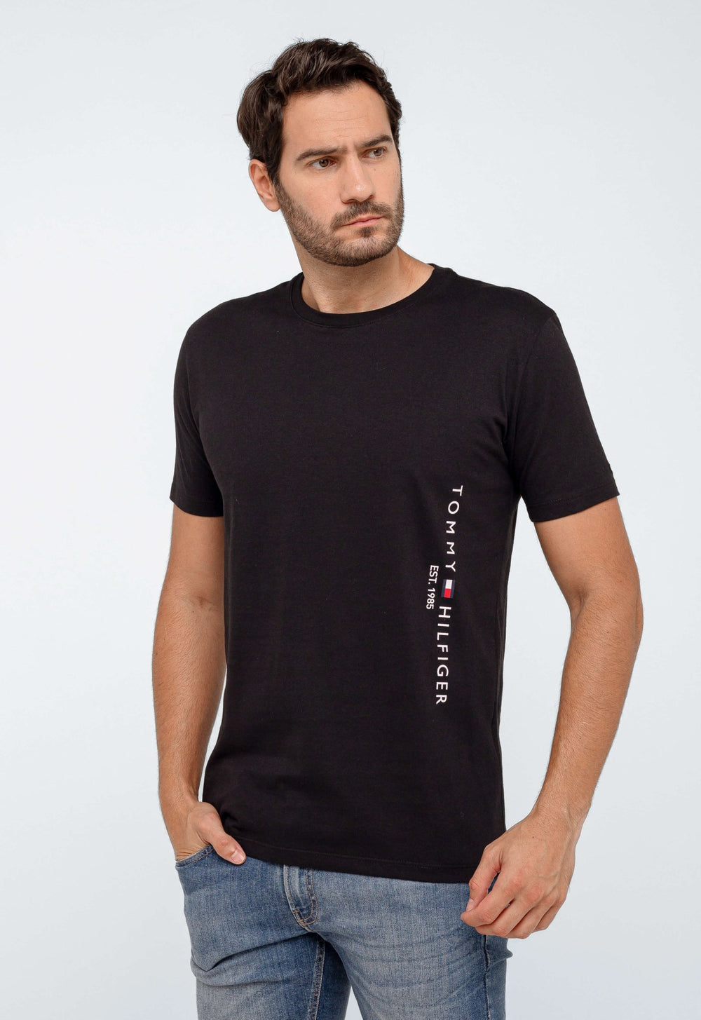 Camiseta Tommy Hilfiger Escrita Lateral - Live - Henri Store