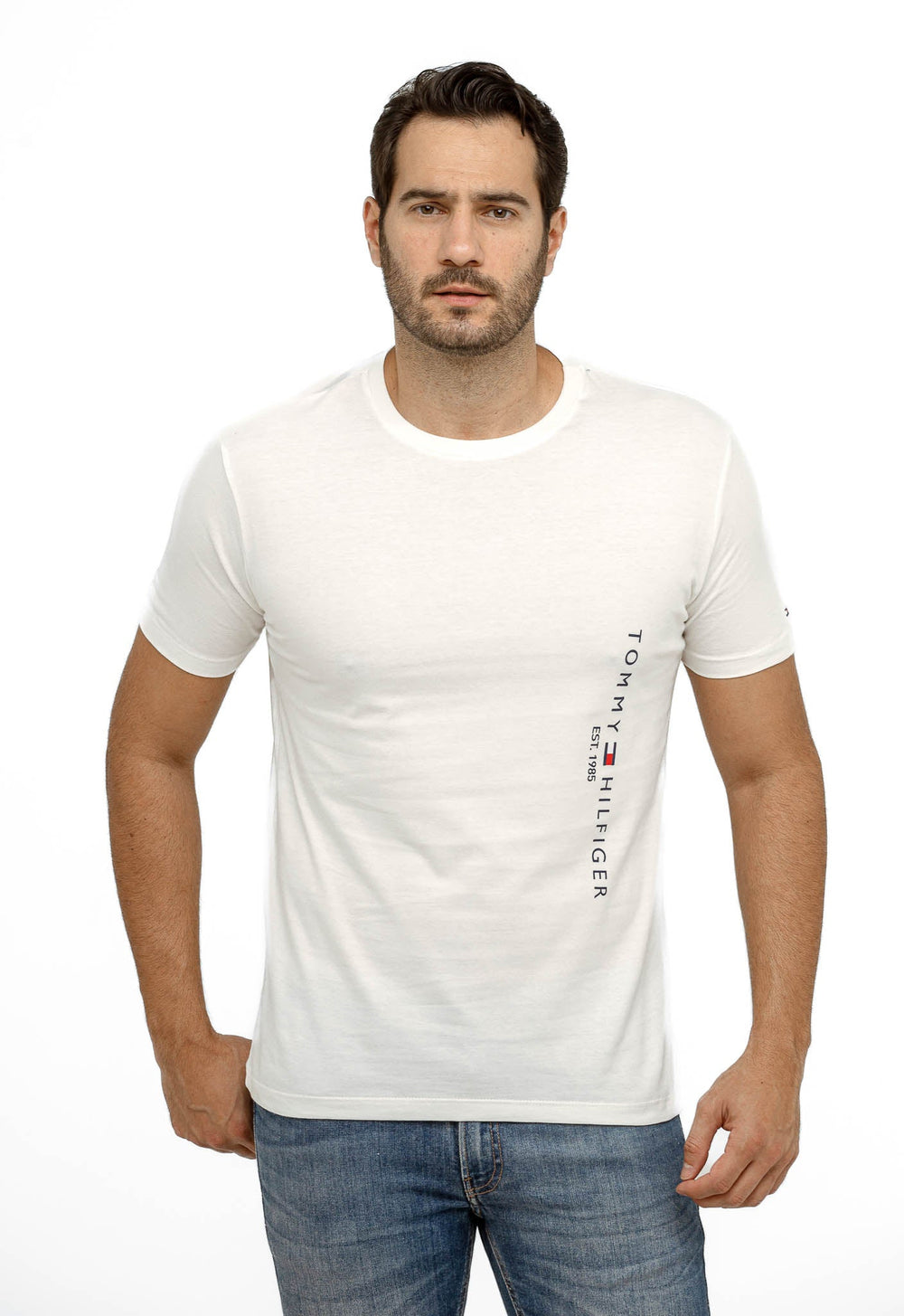 Camiseta Tommy Hilfiger Escrita Lateral - Live - Henri Store