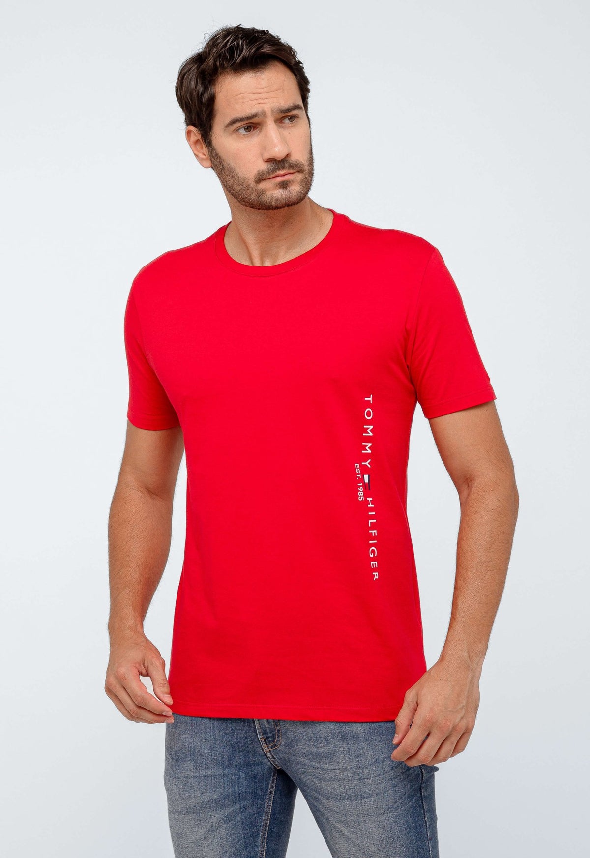 Camiseta Tommy Hilfiger Escrita Lateral - Live - Henri Store