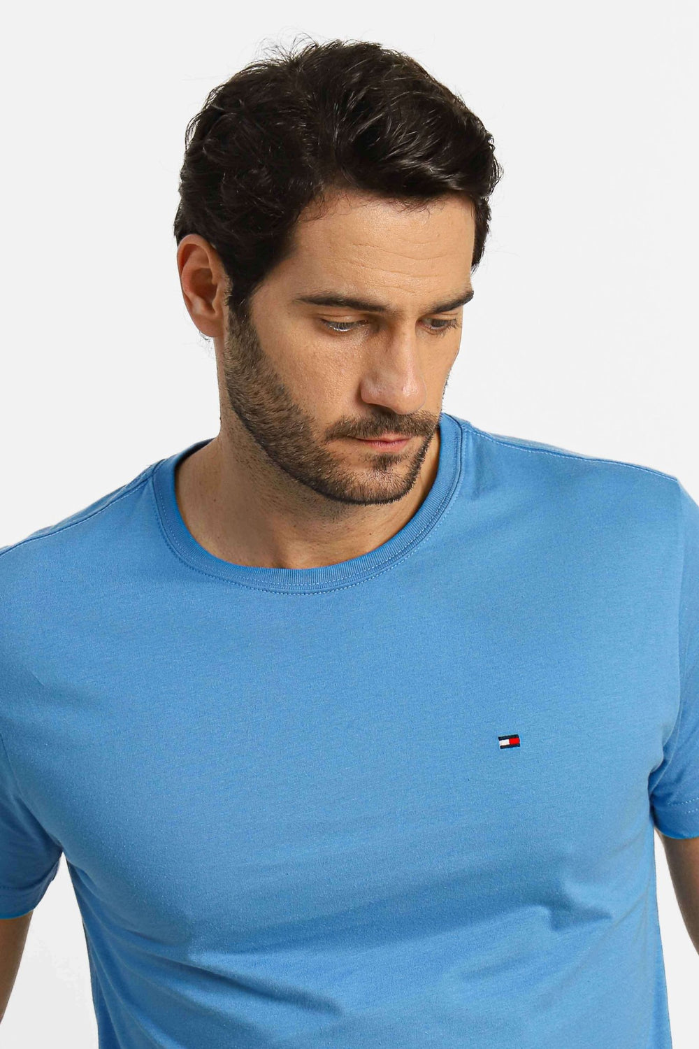 Camiseta Tommy Hilfiger Essential Azul - Henri Store