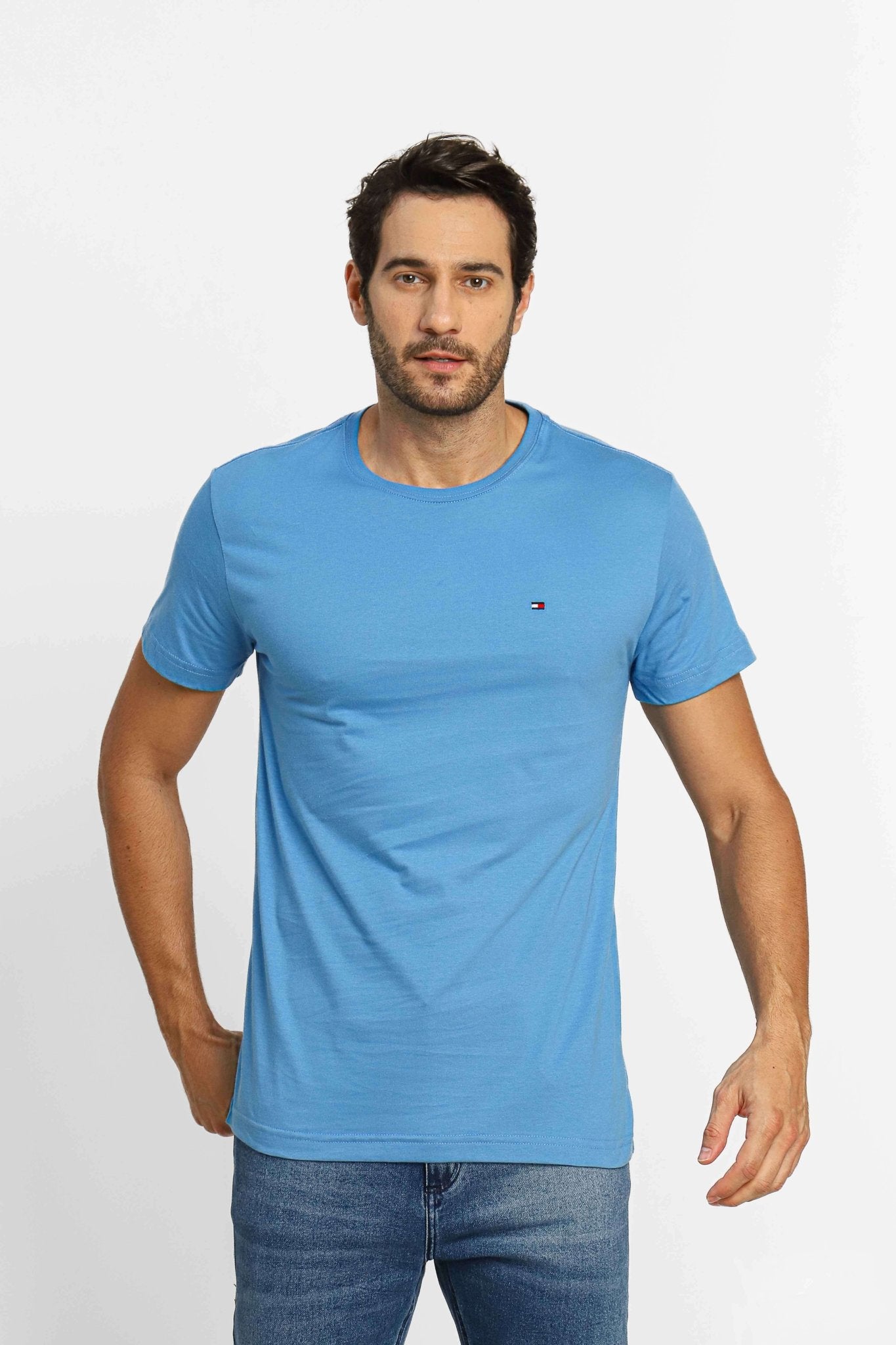 Camiseta Tommy Hilfiger Essential Azul - Henri Store