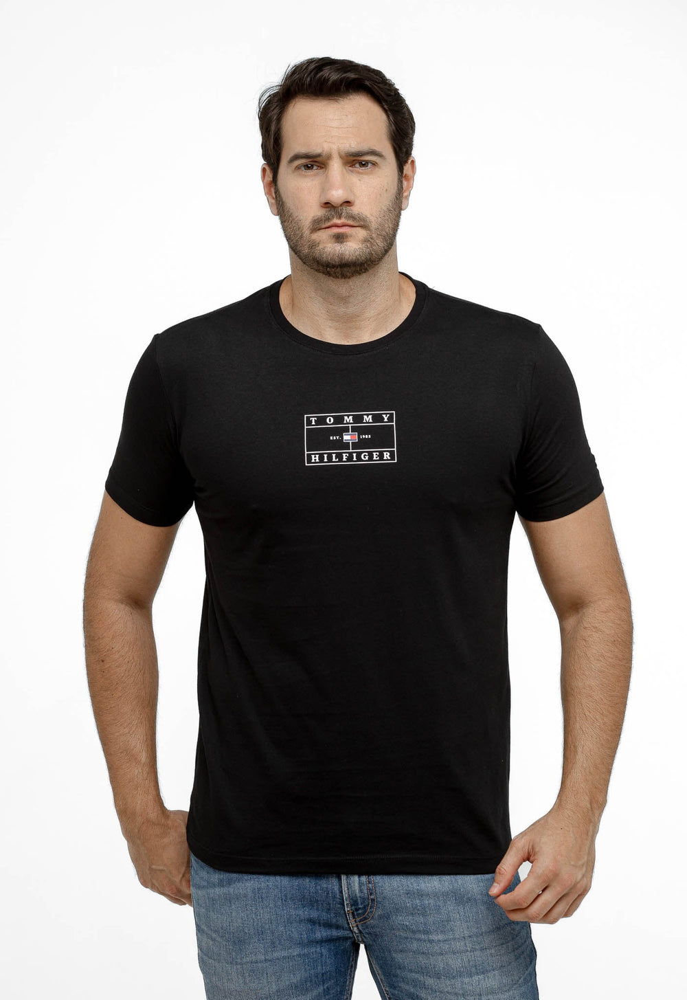 Camiseta Tommy Hilfiger Estampa Quadrada -LIVE - Henri Store