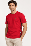 Camiseta Tommy Hilfiger Faixa Lateral Tricolor - Henri Store