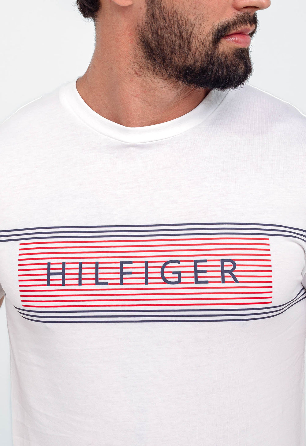 Camiseta Tommy Hilfiger Faixa Peito - Henri Store
