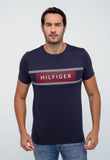 Camiseta Tommy Hilfiger Faixa Peito - Henri Store
