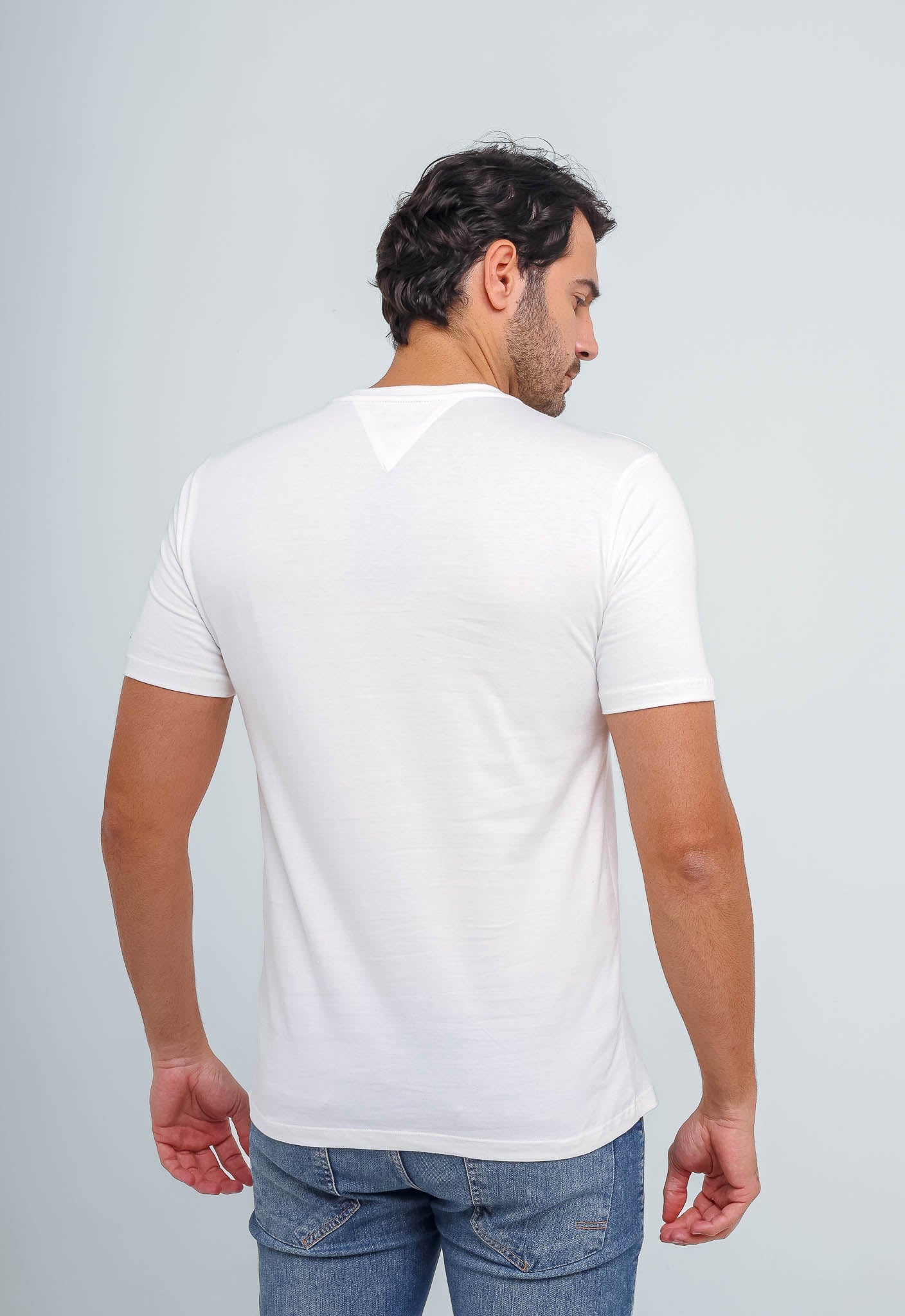 Camiseta Tommy Hilfiger Faixa Tricolor - Live - Henri Store