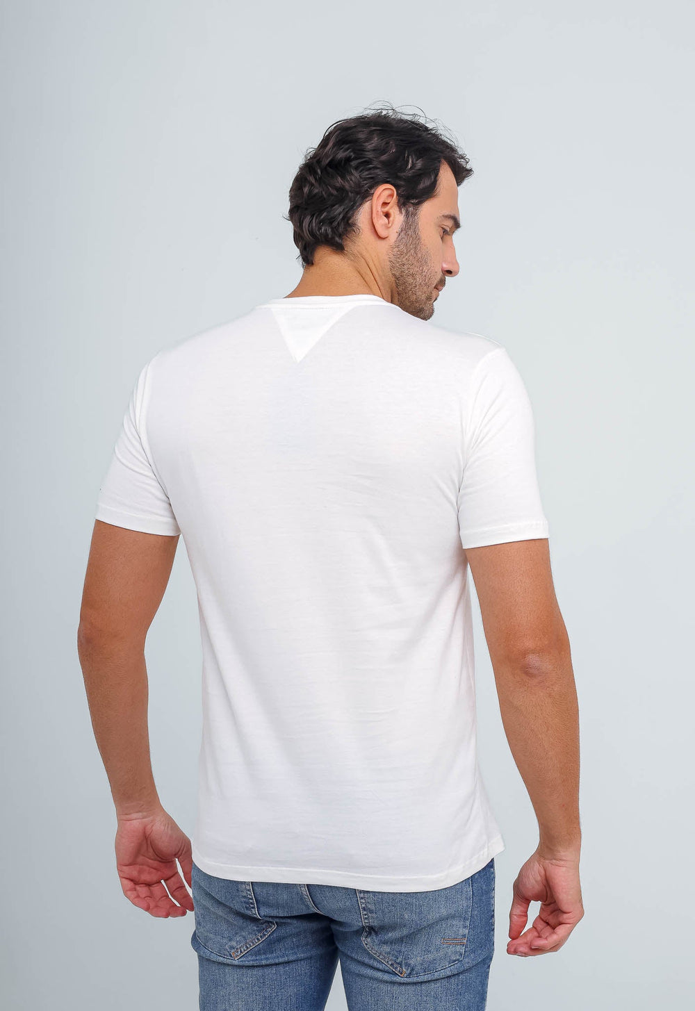 Camiseta Tommy Hilfiger Faixa Tricolor - Live - Henri Store