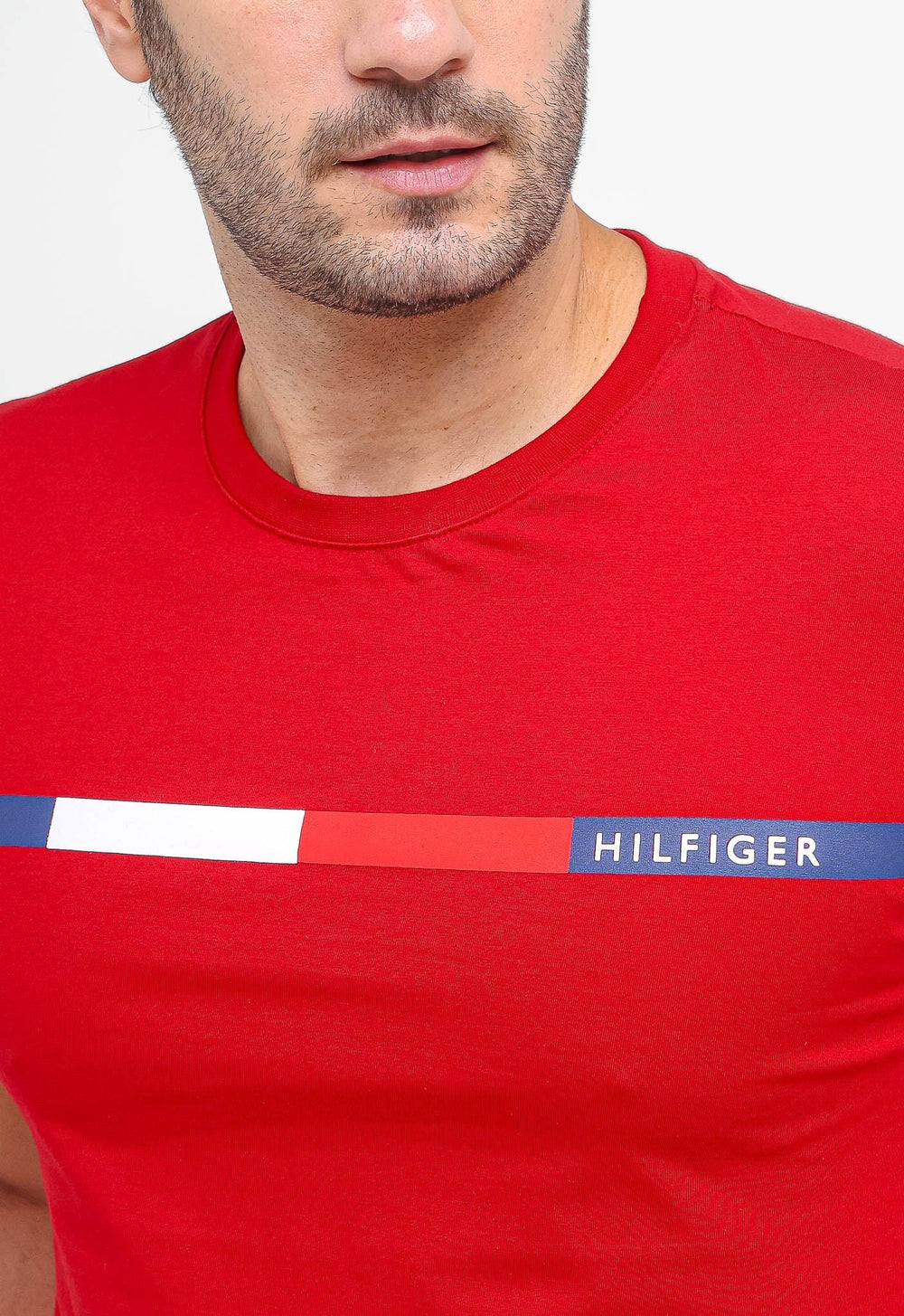 Camiseta Tommy Hilfiger Faixa Tricolor - Live - Henri Store