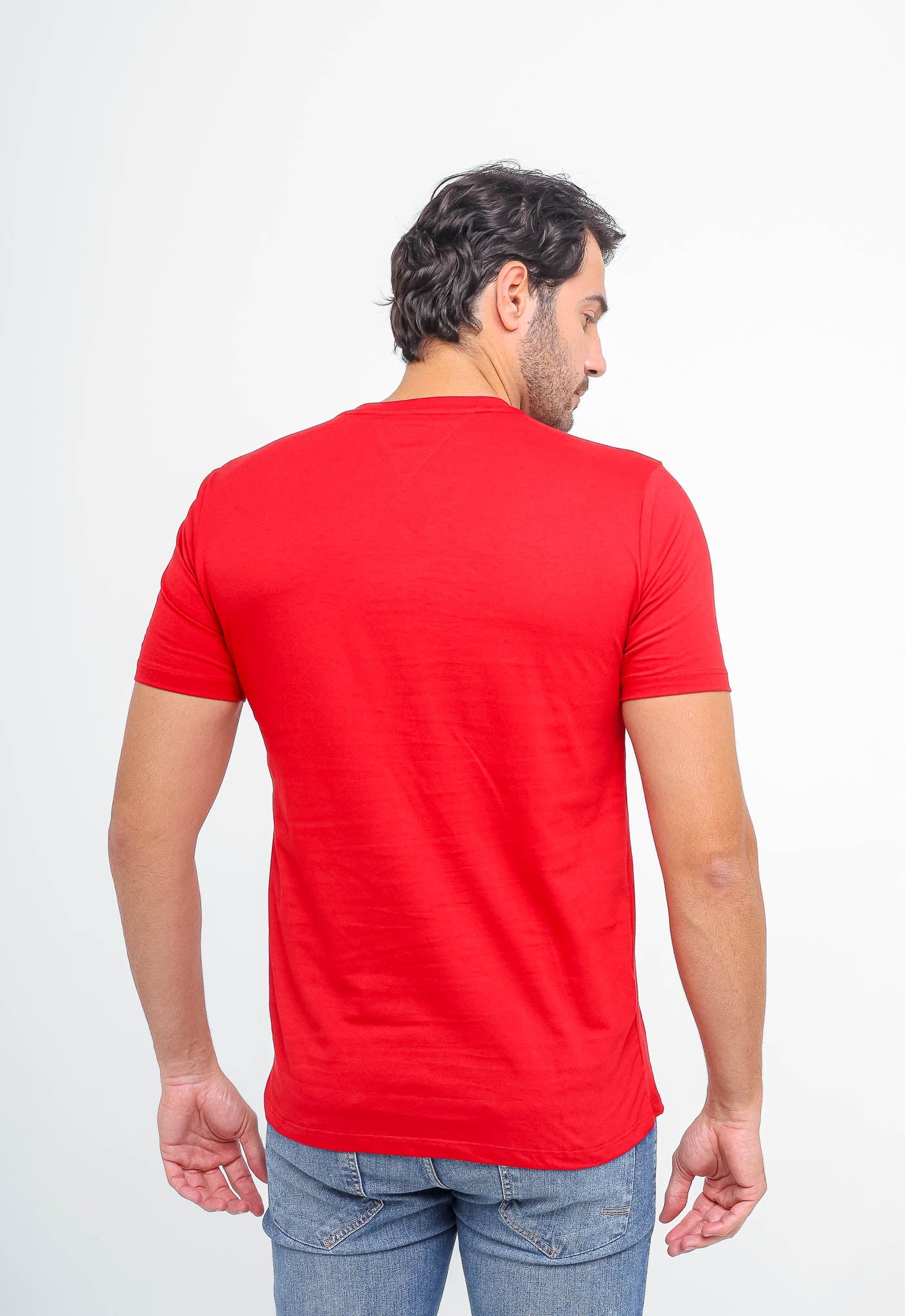 Camiseta Tommy Hilfiger Faixa Tricolor - Live - Henri Store