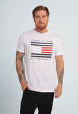 Camiseta Tommy Hilfiger Flag Stripes - Henri Store