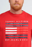 Camiseta Tommy Hilfiger Flag Stripes - Henri Store