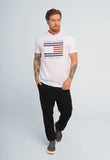 Camiseta Tommy Hilfiger Flag Stripes - Henri Store