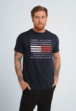 Camiseta Tommy Hilfiger Flag Stripes - Henri Store
