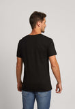 Camiseta Tommy Hilfiger Gola V Preto - Henri Store