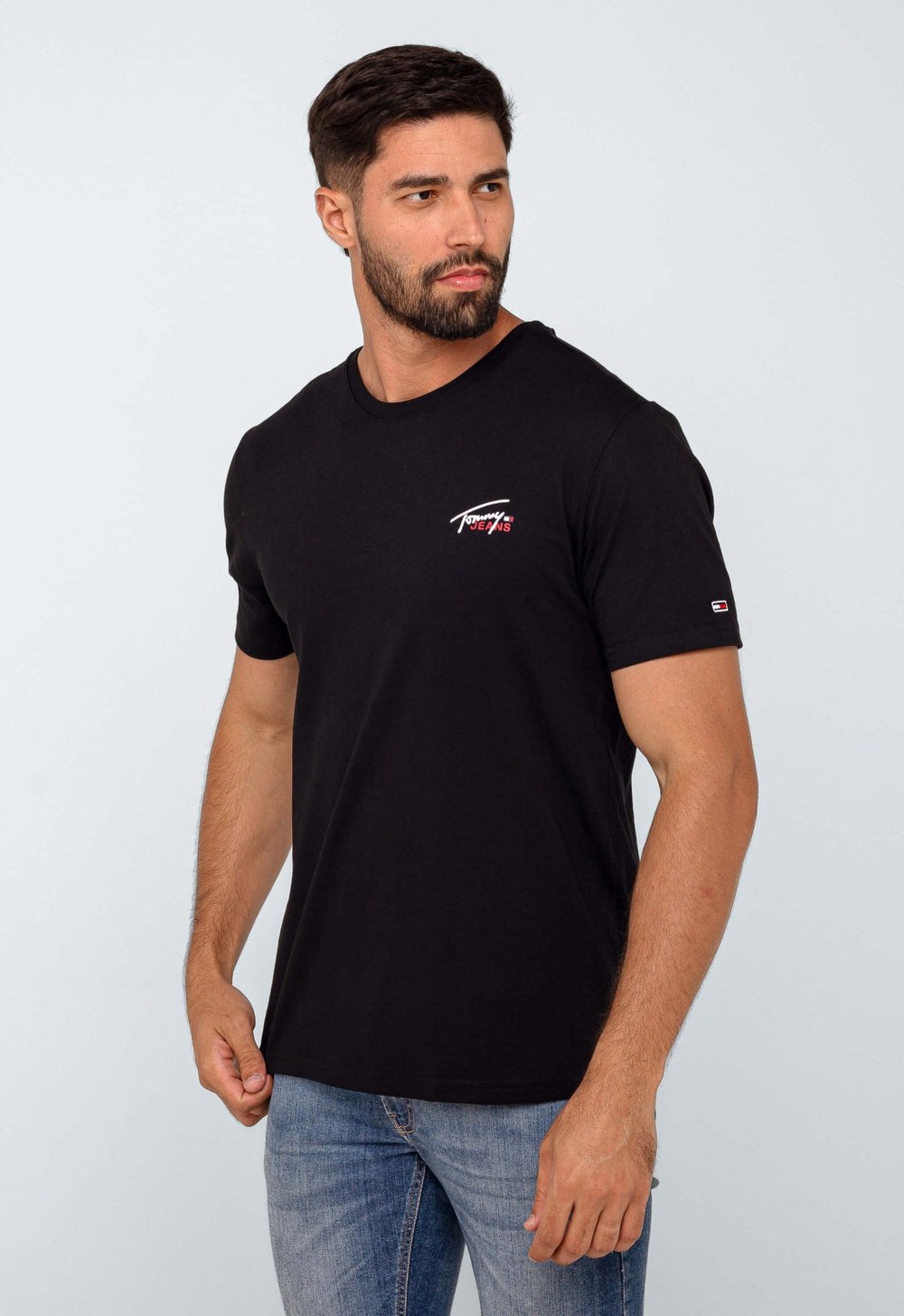 Camiseta Tommy Hilfiger Jeans Basic Logo Peito - Henri Store