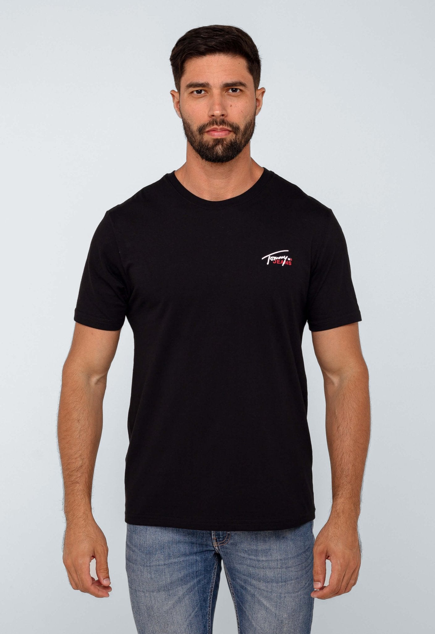 Camiseta Tommy Hilfiger Jeans Basic Logo Peito - Henri Store