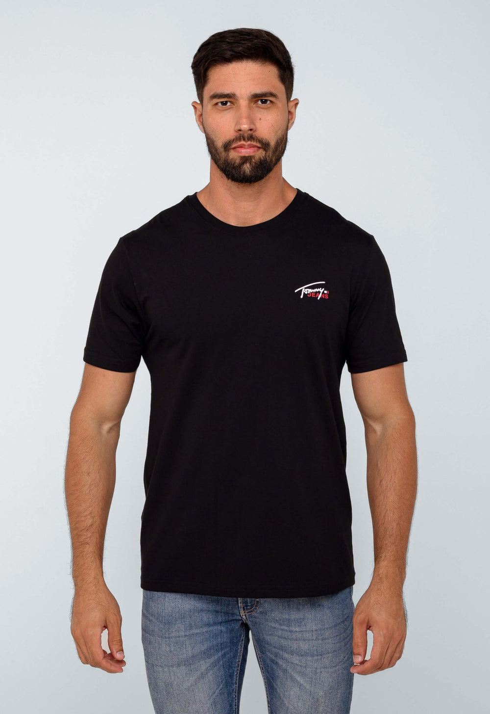 Camiseta Tommy Hilfiger Jeans Basic Logo Peito - Henri Store
