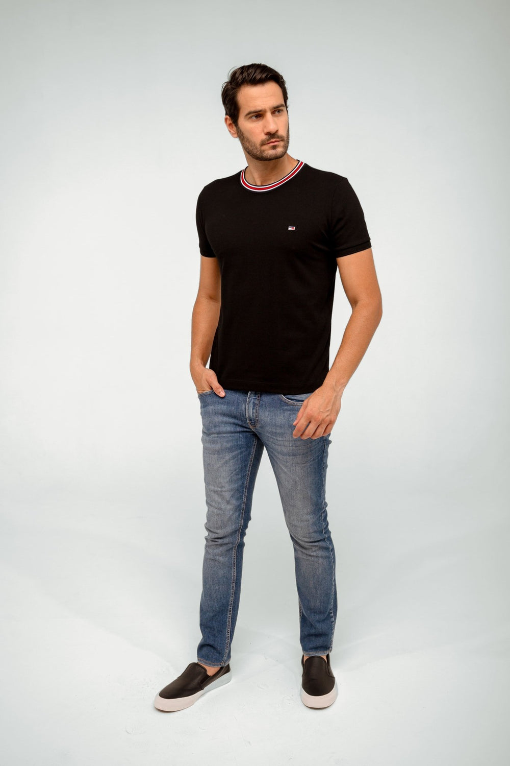 Camiseta Tommy Hilfiger Jeans Básica - Henri Store