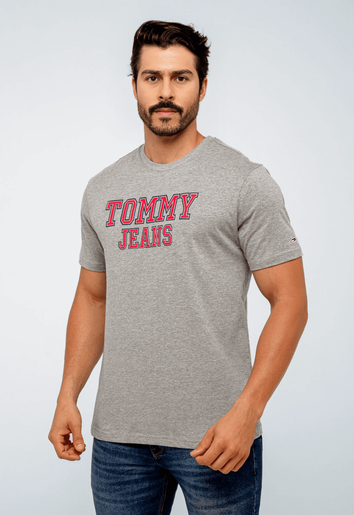 Camiseta Tommy Hilfiger Jeans Estampa College - Henri Store