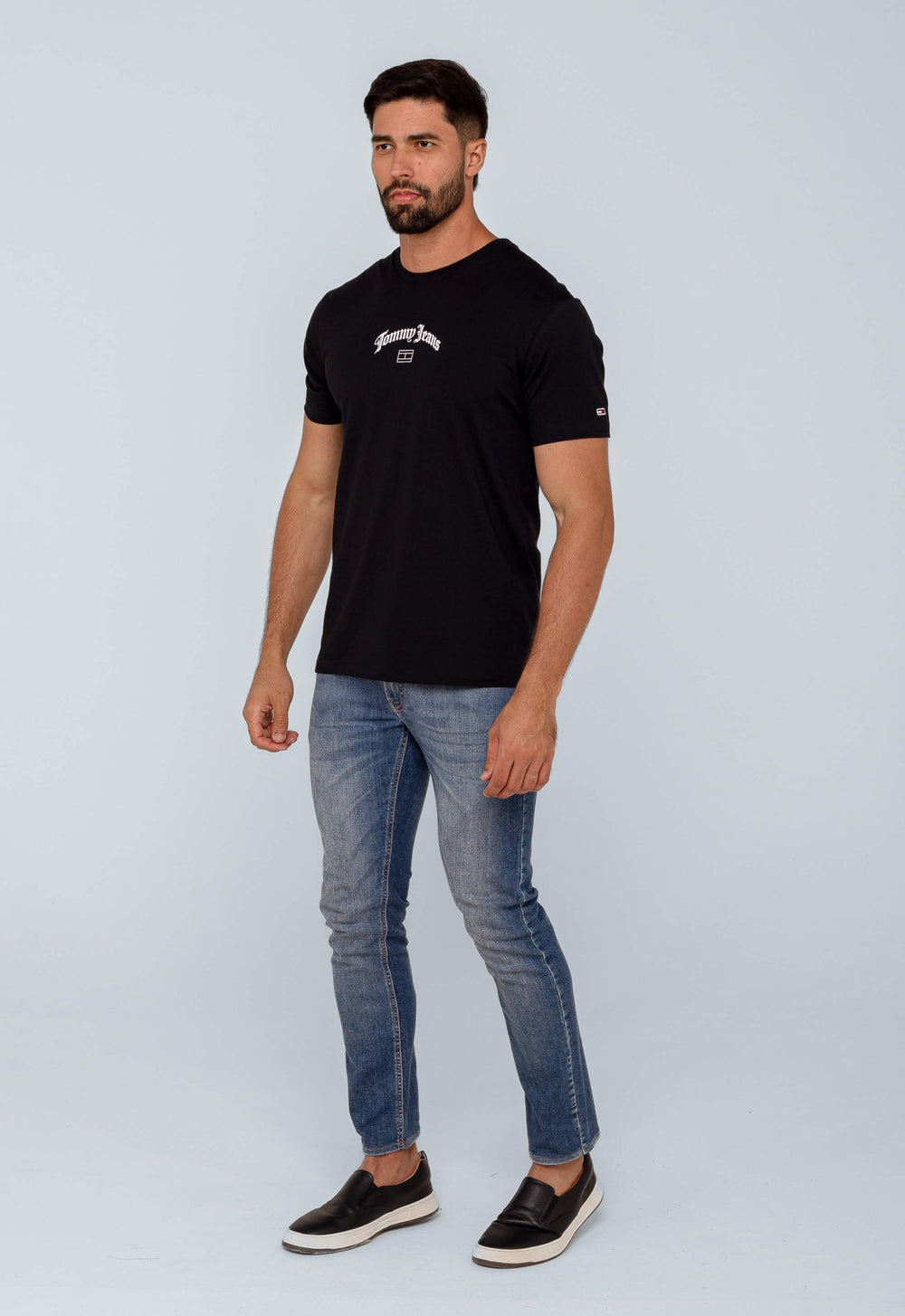 Camiseta Tommy Hilfiger Jeans Grunge Arch - Henri Store