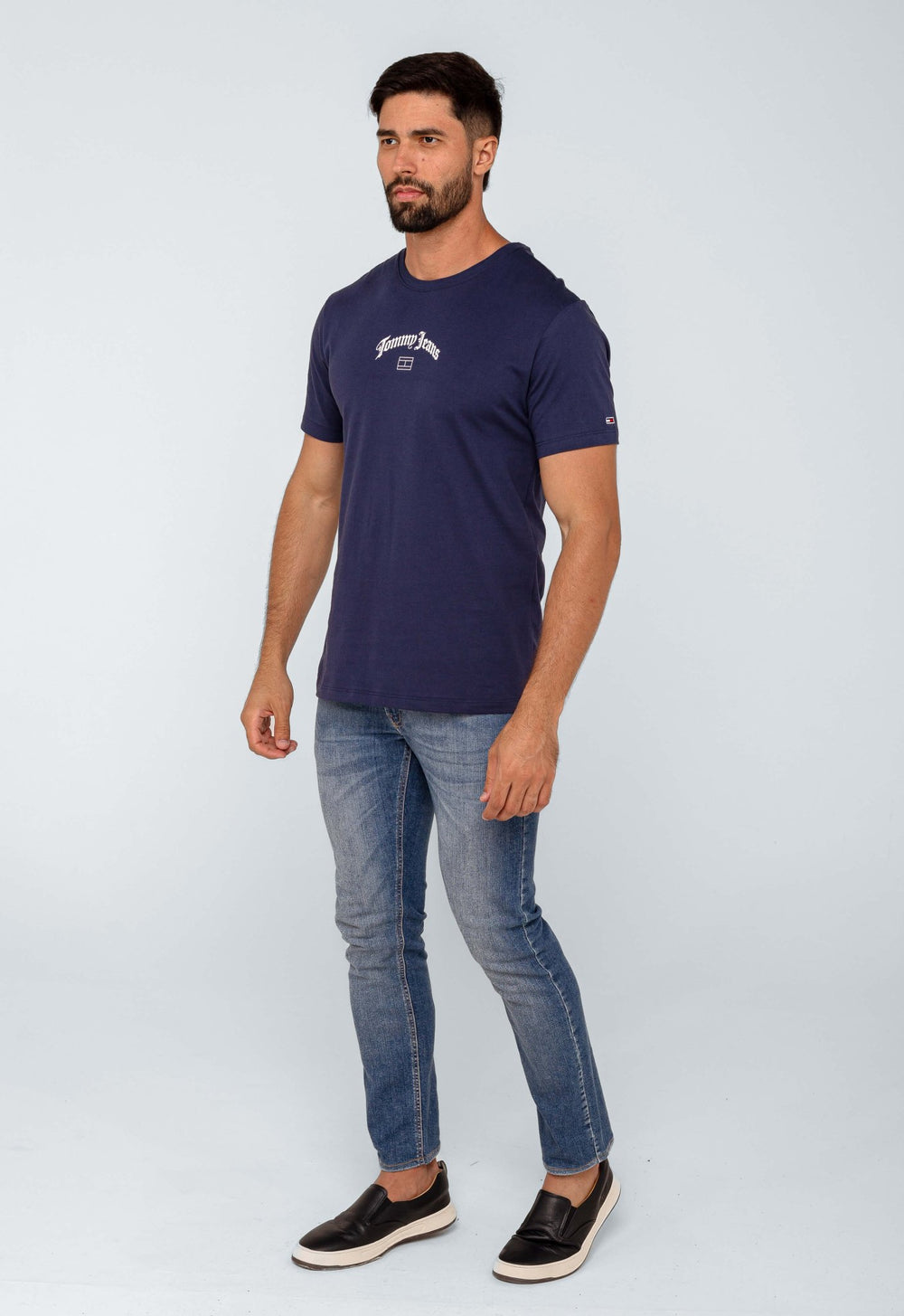 Camiseta Tommy Hilfiger Jeans Grunge Arch - Henri Store
