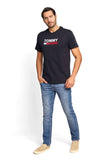 Camiseta Tommy Hilfiger Jeans Logo Central - Sale - Henri Store