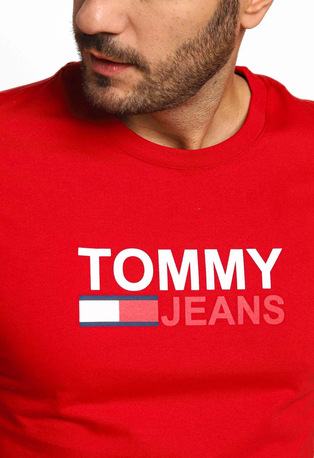 Camiseta Tommy Hilfiger Jeans Logo Central - Sale - Henri Store