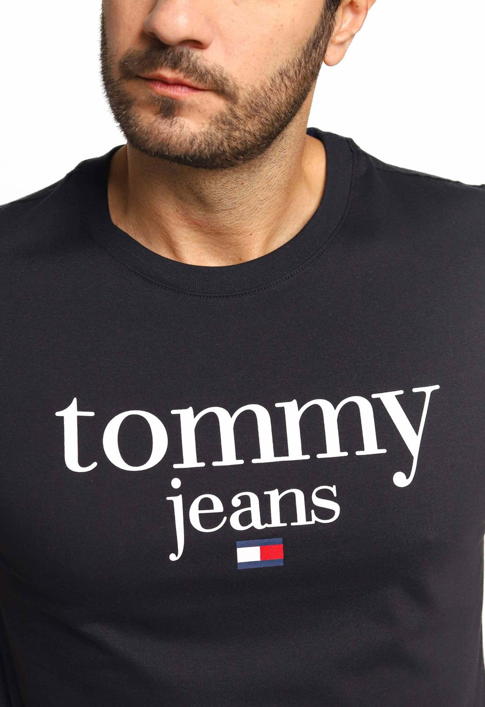 Camiseta Tommy Hilfiger Jeans Logo Central - Sale - Henri Store