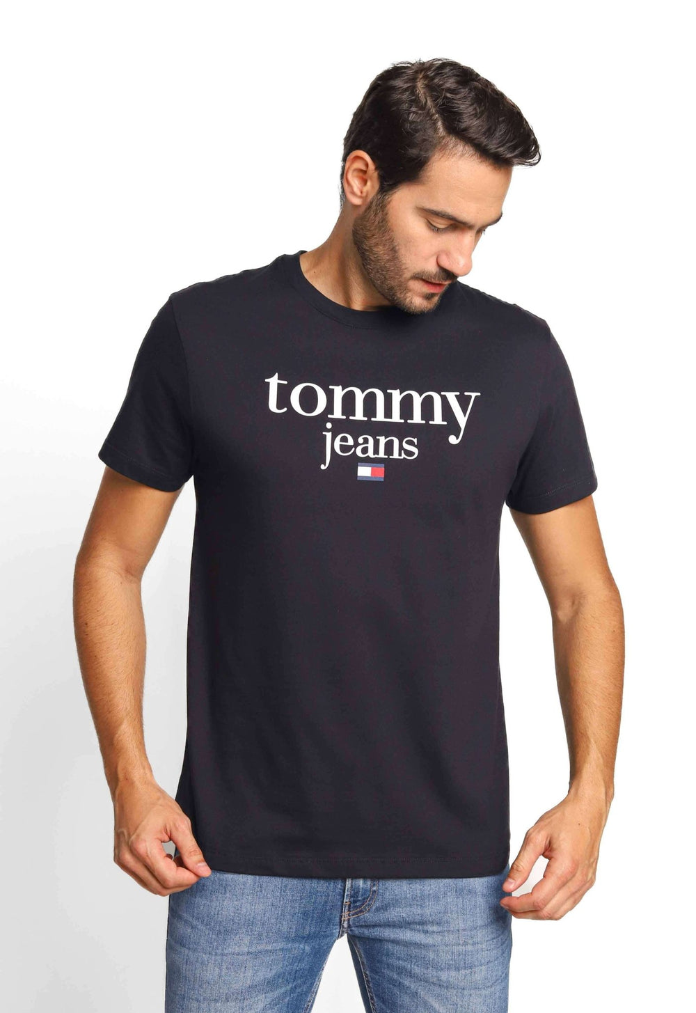 Camiseta Tommy Hilfiger Jeans Logo Central - Sale - Henri Store